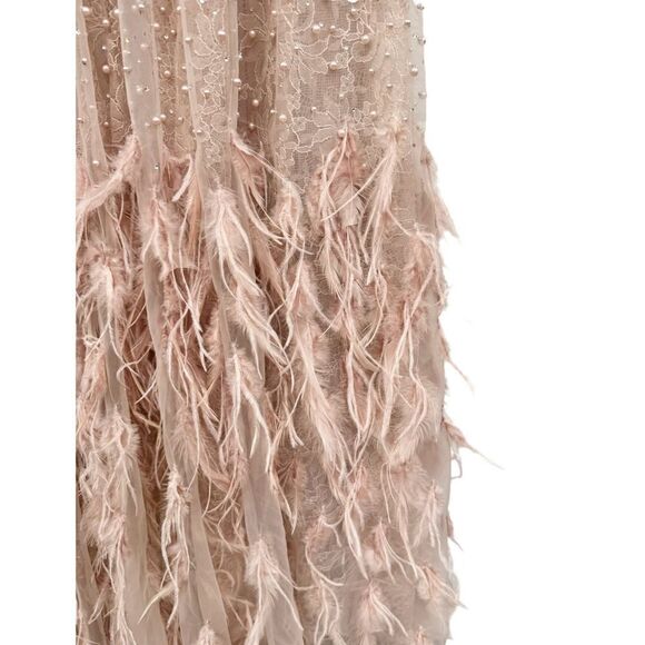 MAC DUGGAL Formal Long Gown Dress Style 11782 Size 12 Dusty Rose - Picture 8 of 10